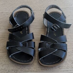 Salt Water Hoy Black Kids Boys Girls Sandals Shoes Classics Sz 13